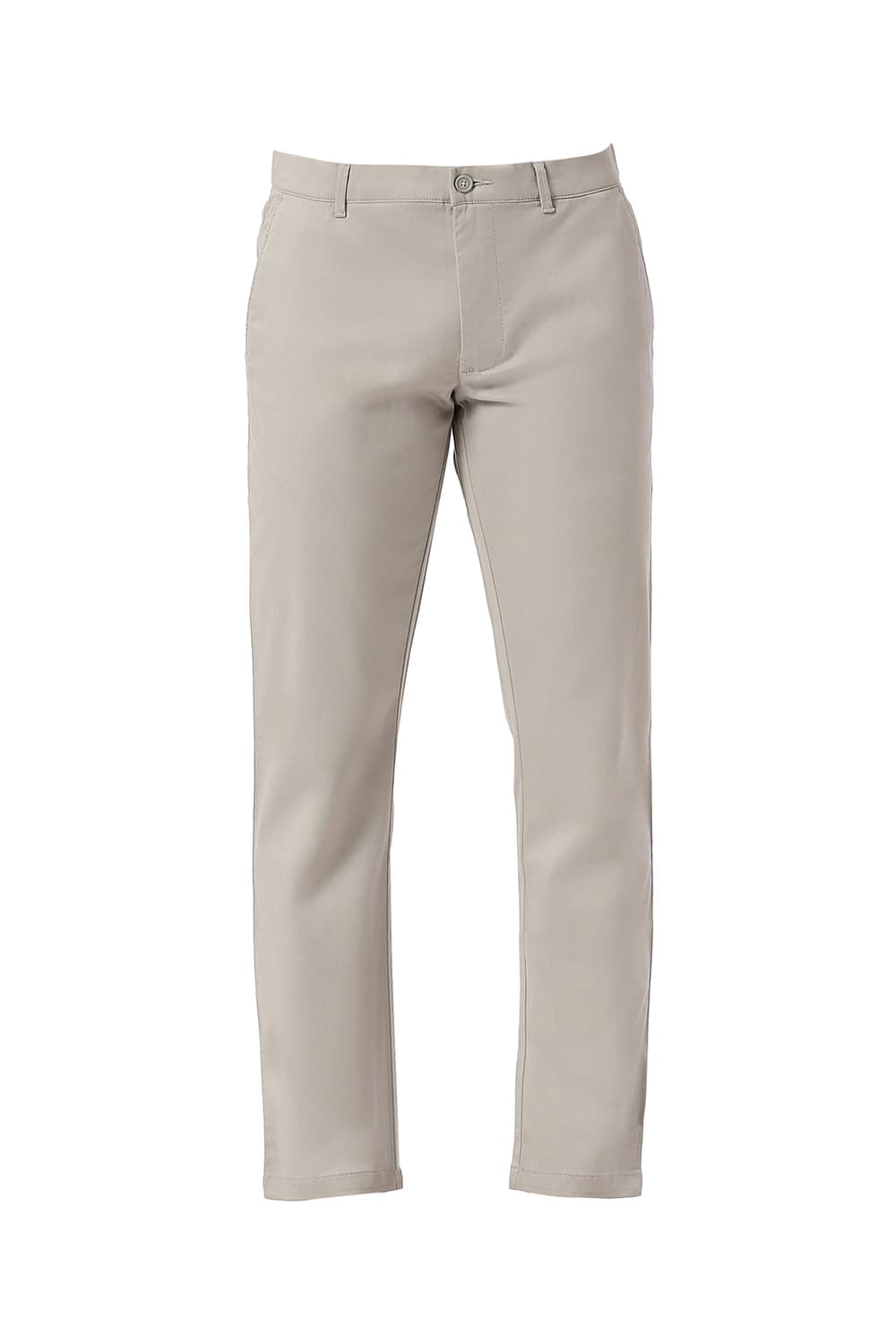 TAPERED FIT COTTON STRETCH DOBBY TROUSERS