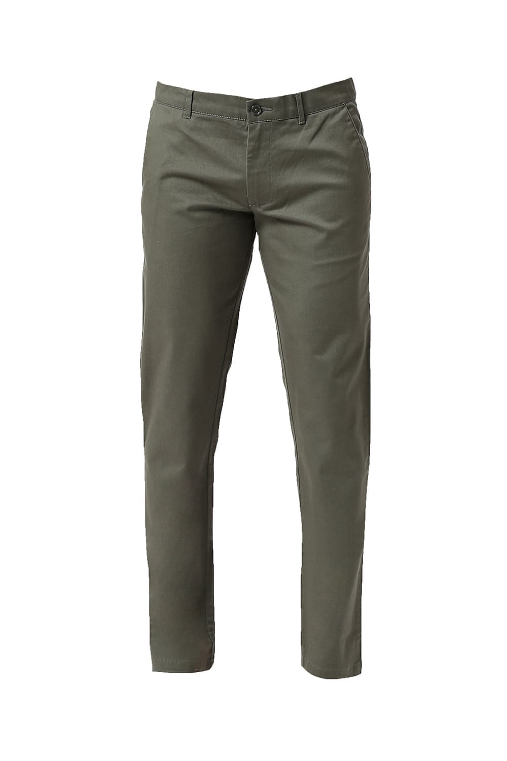 TAPERED FIT COTTON STRETCH DOBBY TROUSERS