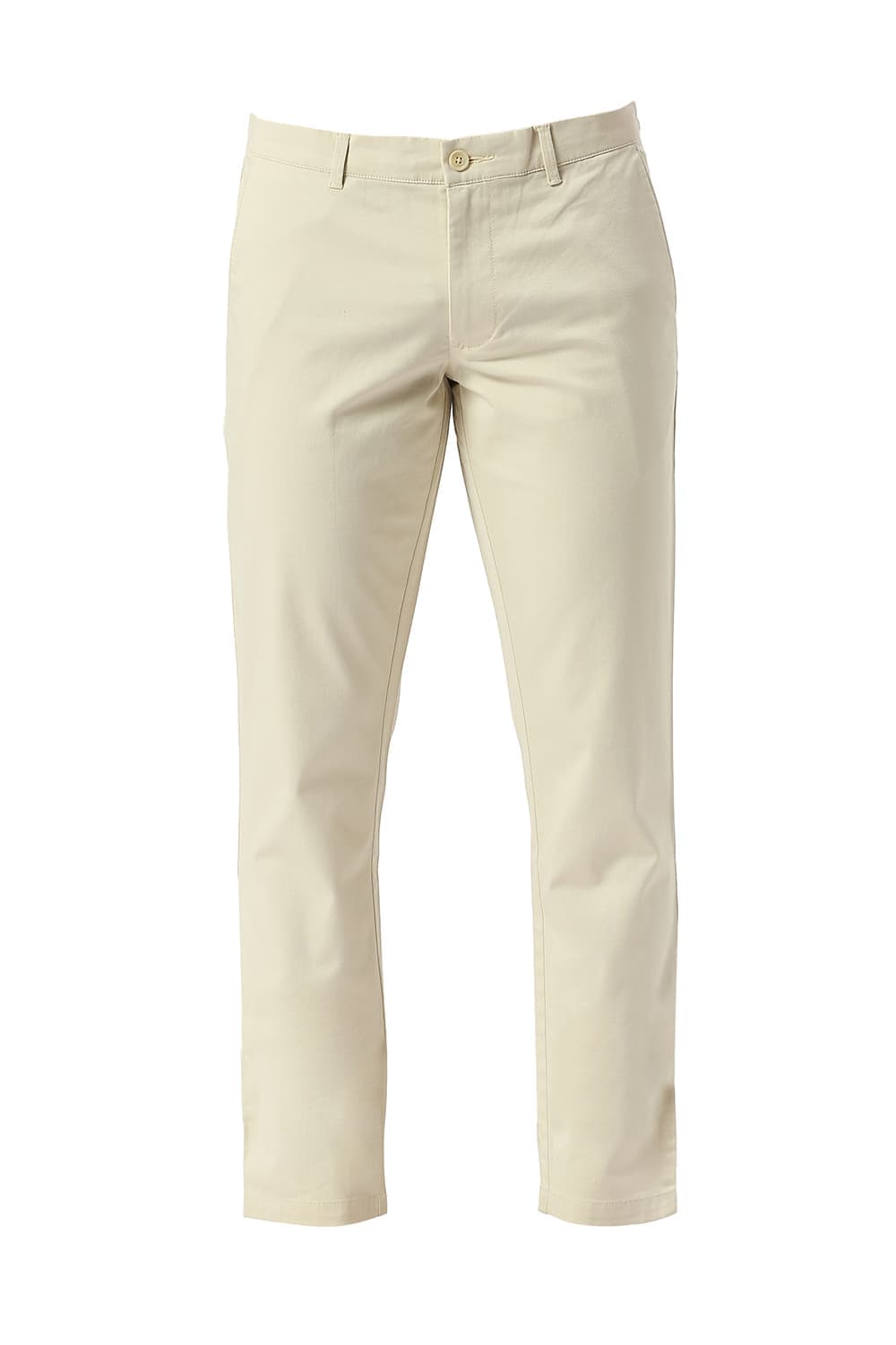 TAPERED FIT COTTON STRETCH DOBBY TROUSERS