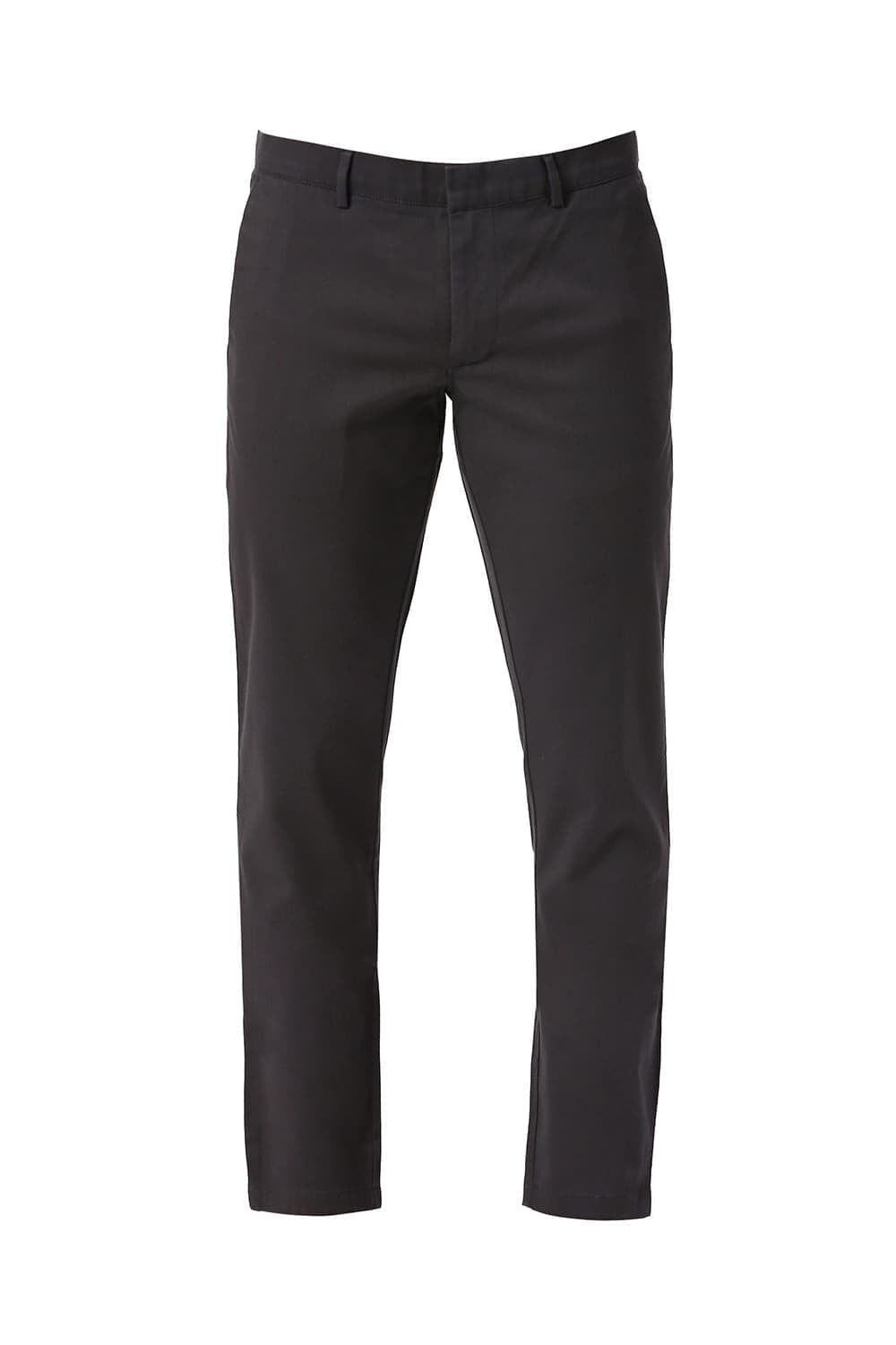 TAPERED FIT COTTON STRETCH DOBBY TROUSERS