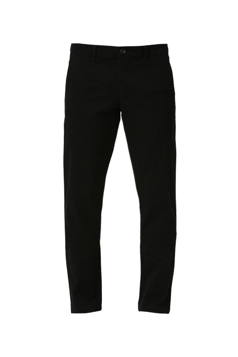 TAPERED FIT COTTON STRETCH DOBBY TROUSERS