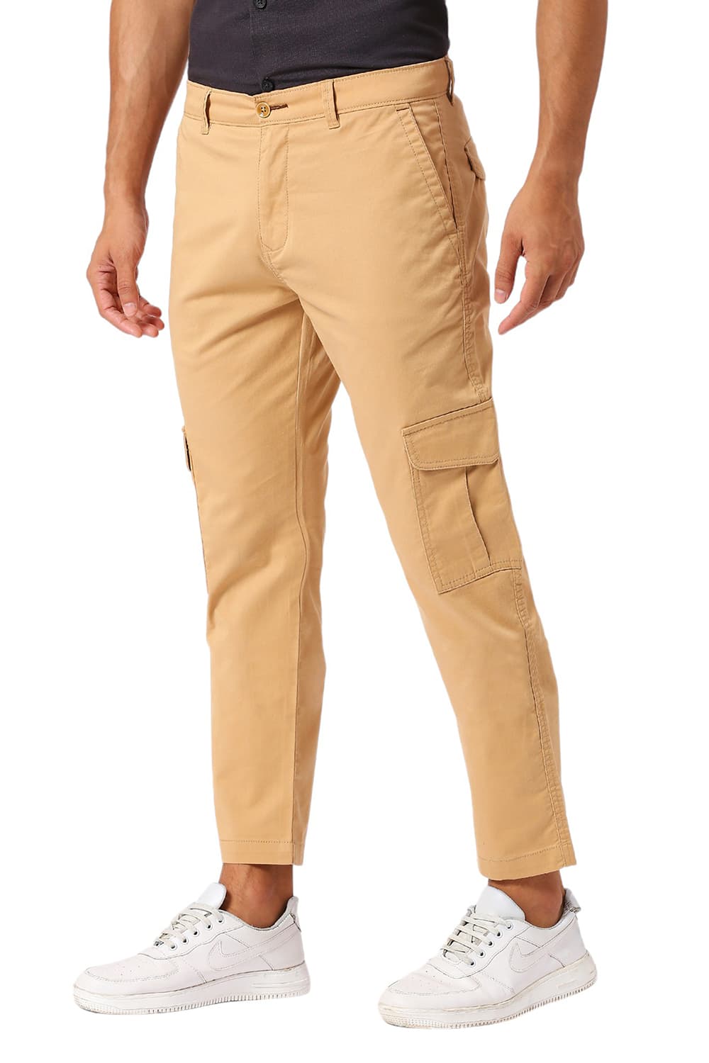 DRIFT FIT COTTON STRETCH PEACH TWILL TROUSERS