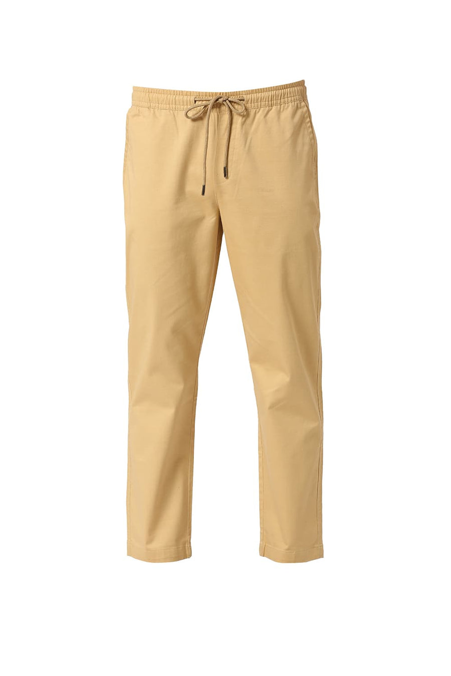 BASICS RELAXED FIT STARFISH KHAKI COTTON STRETCH DOBBY TROUSERS