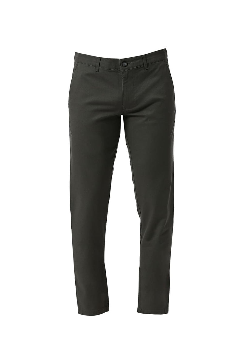 TAPERED FIT COTTON STRETCH DOBBY TROUSERS