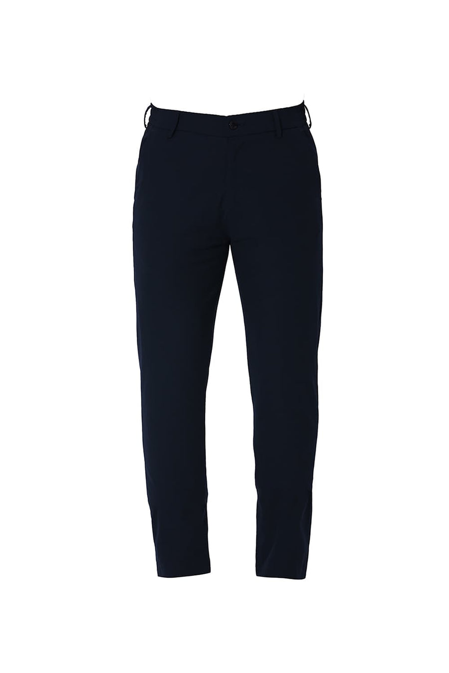 BASICS DRIFT FIT POND NAVY POLYESTER STRETCH TROUSERS