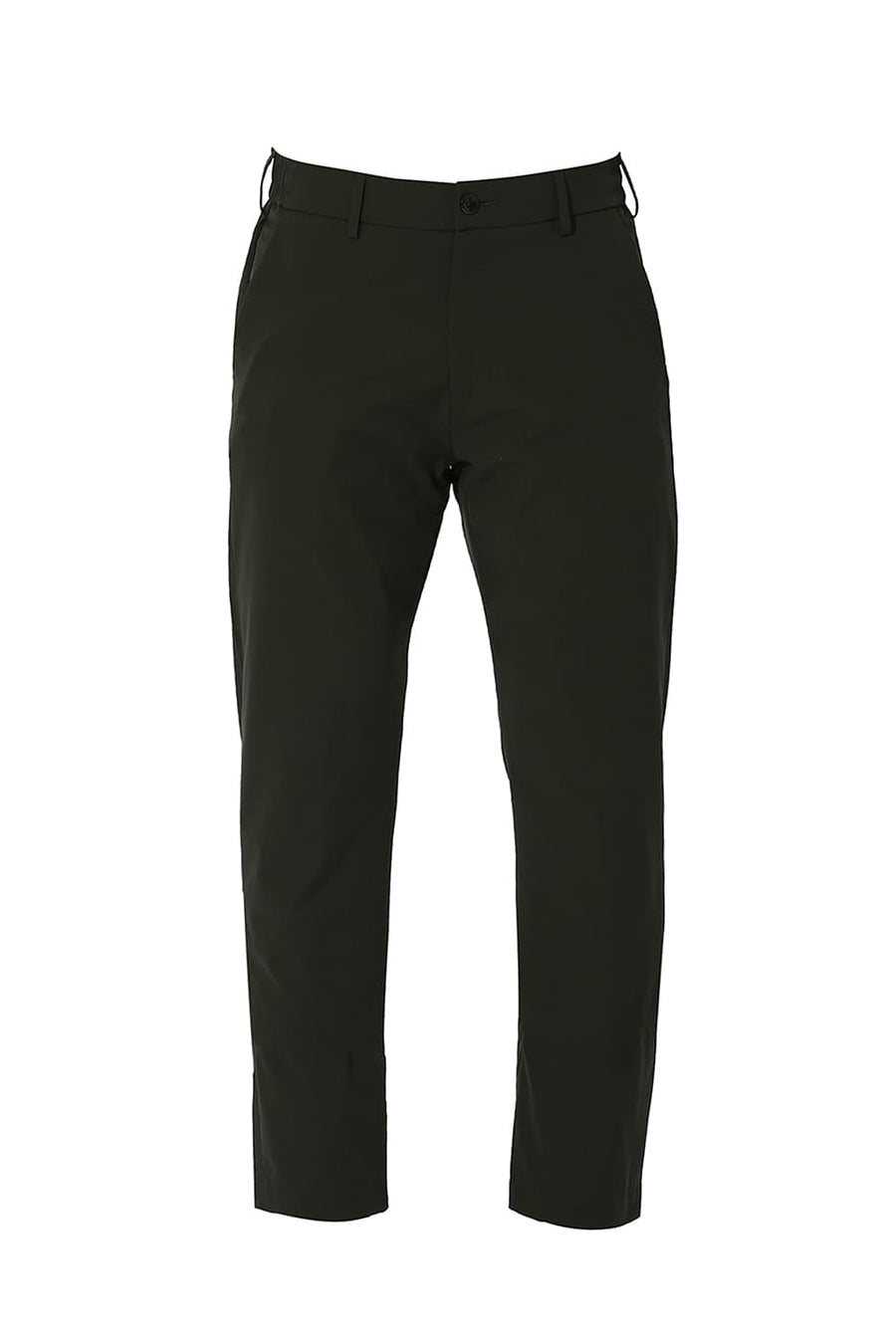BASICS DRIFT FIT KOMBU GREEN POLYESTER STRETCH TROUSERS