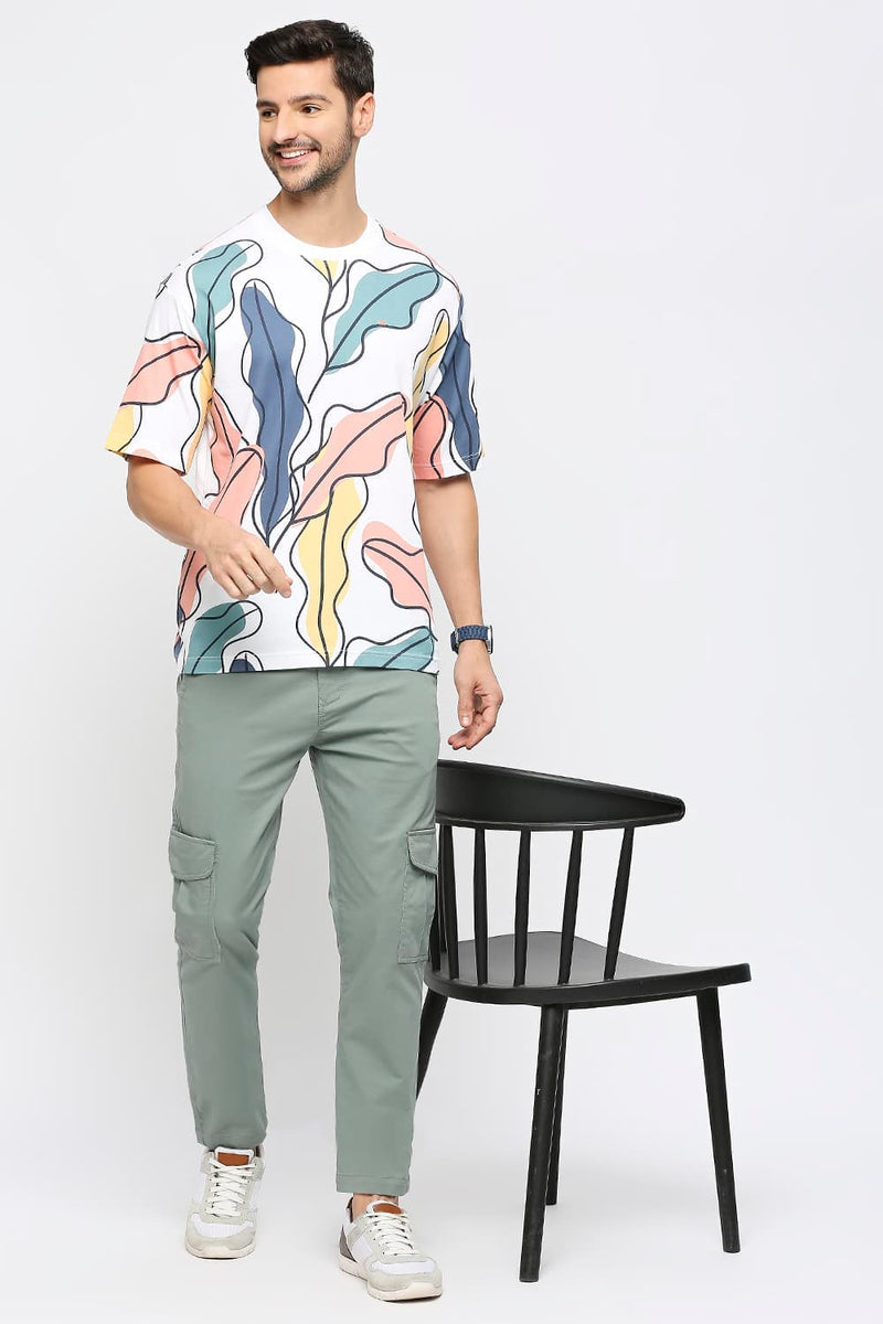 Relaxed Fit Cotton Printed Crew T-shirts