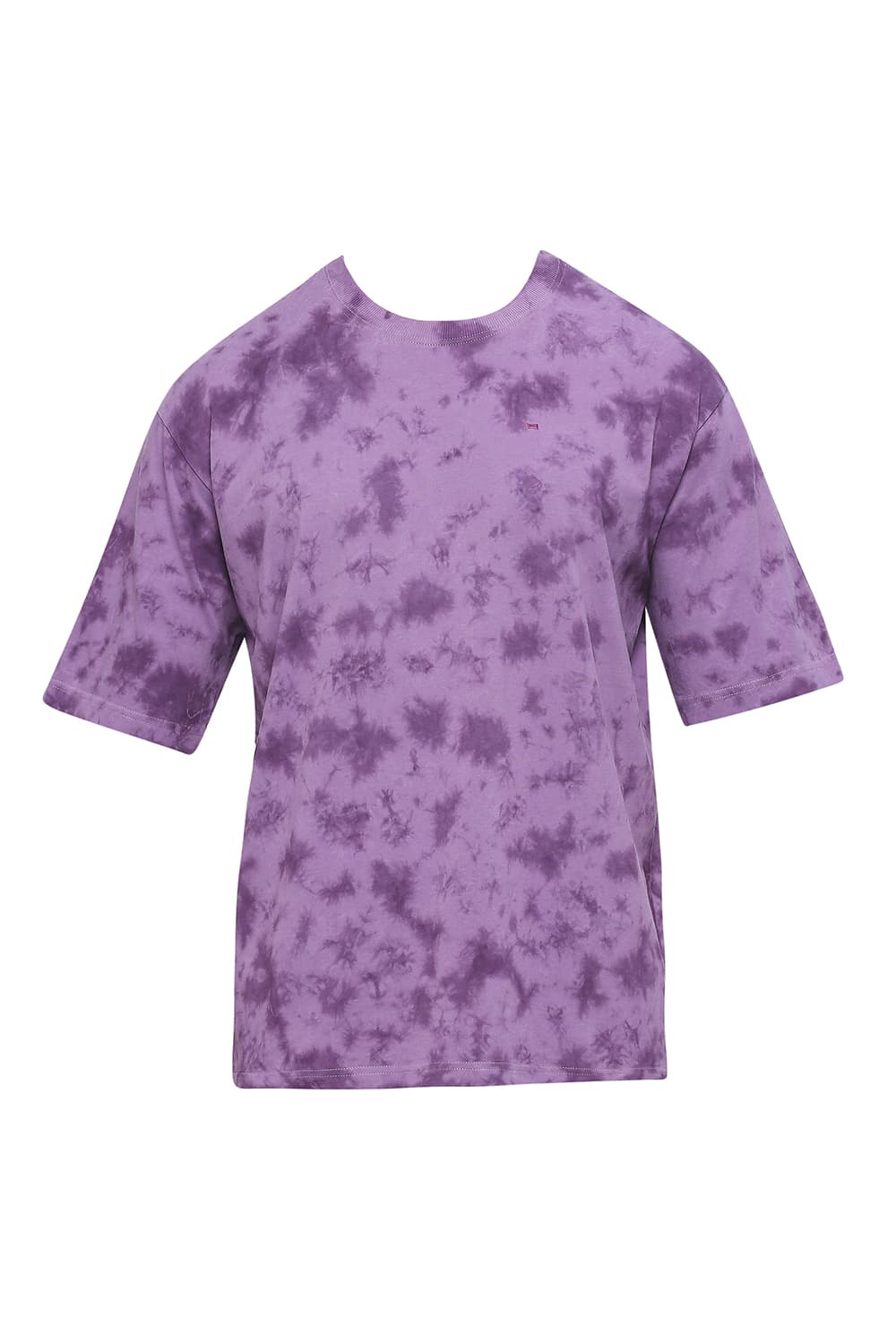 RELAXED FIT COTTON TIE DYE CREW T-SHIRTS