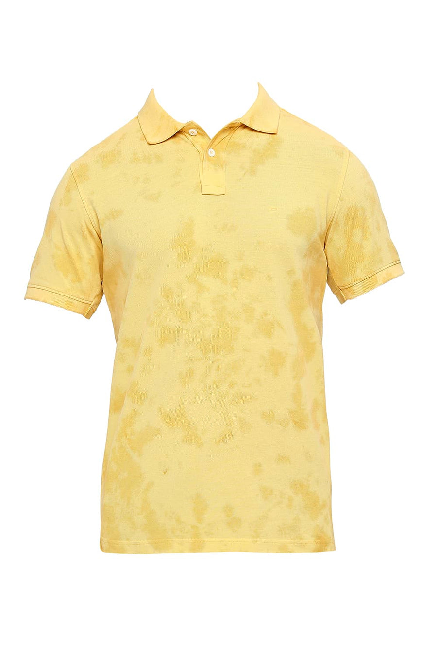 BASICS MUSCLE FIT YARROW COTTON TIE DYE POLO T-SHIRTS