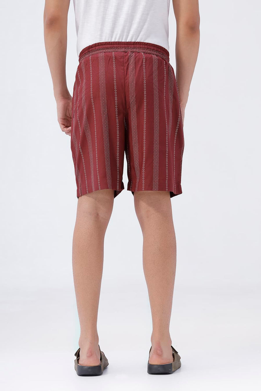 BASICS COMFORT FIT NEW MAROON VISCOSE PRINTED CO-ORDS