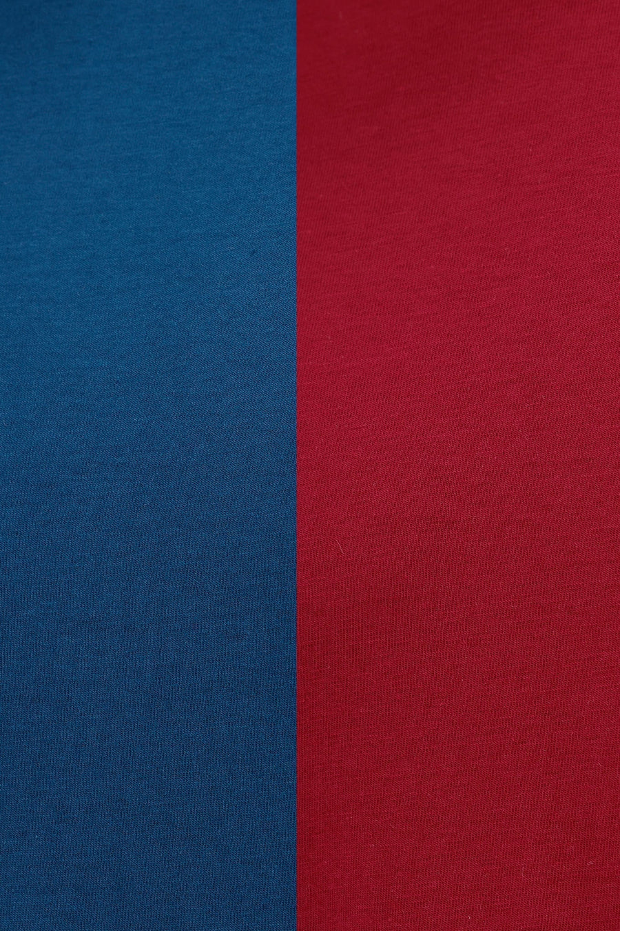 BASICS REGULAR FIT RED COTTON CREW T-SHIRT