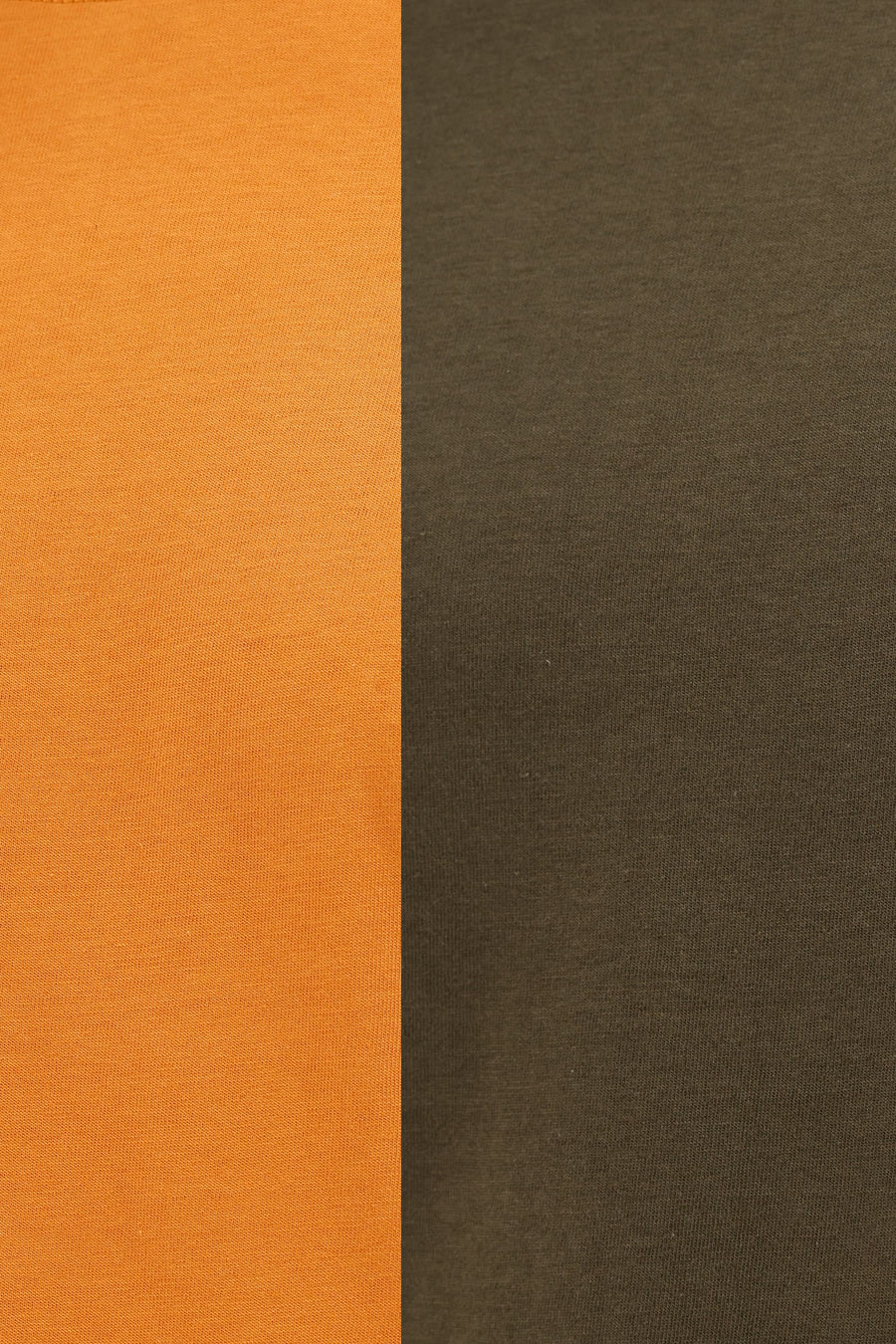 BASICS REGULAR FIT OLIVE COTTON CREW T-SHIRT