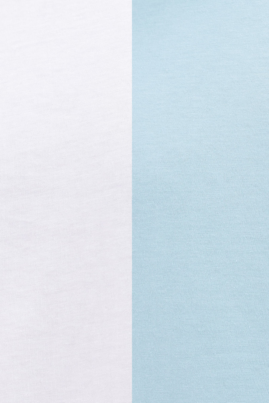 BASICS REGULAR FIT BLUE COTTON CREW T-SHIRT
