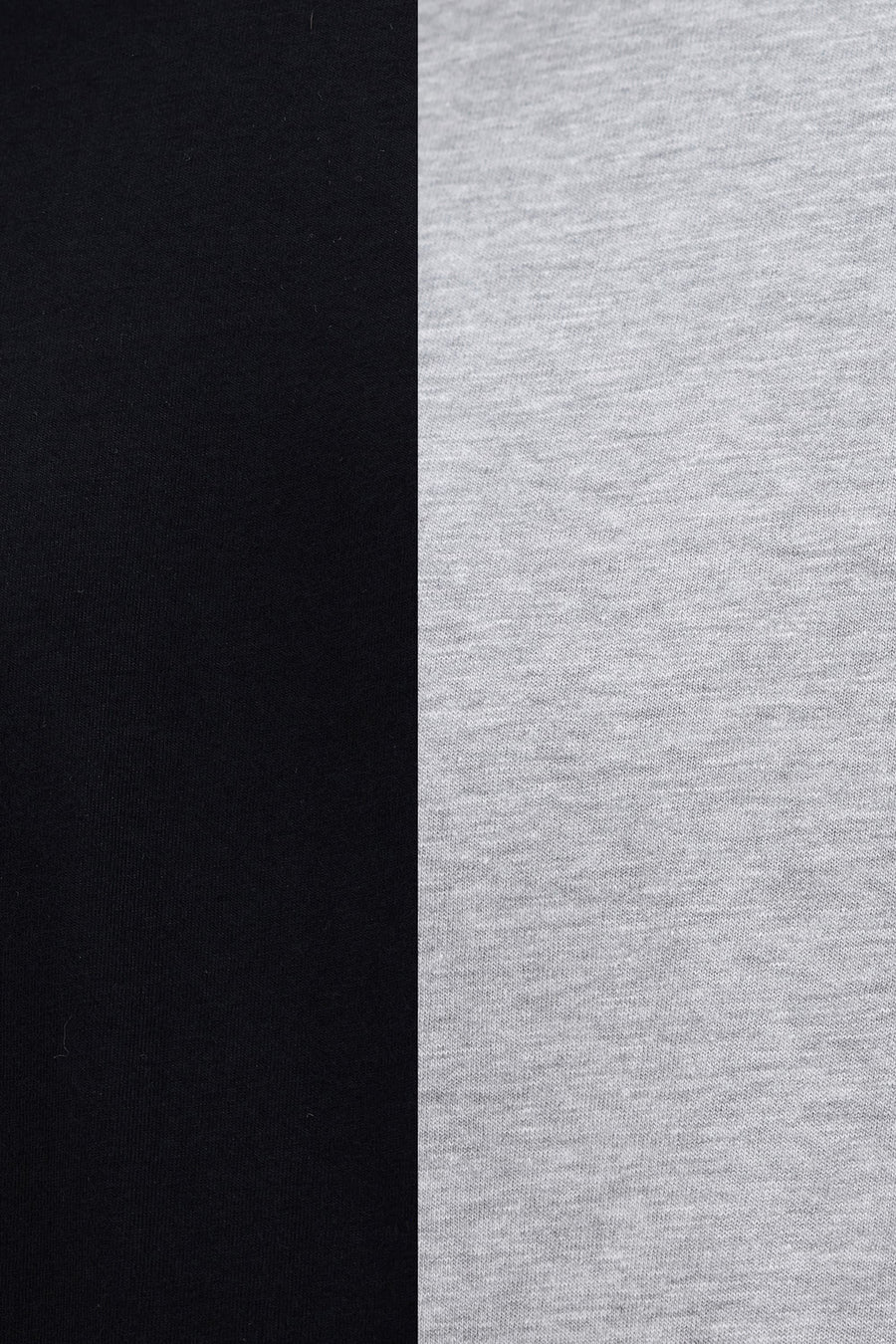 BASICS REGULAR FIT BLACK COTTON CREW T-SHIRT