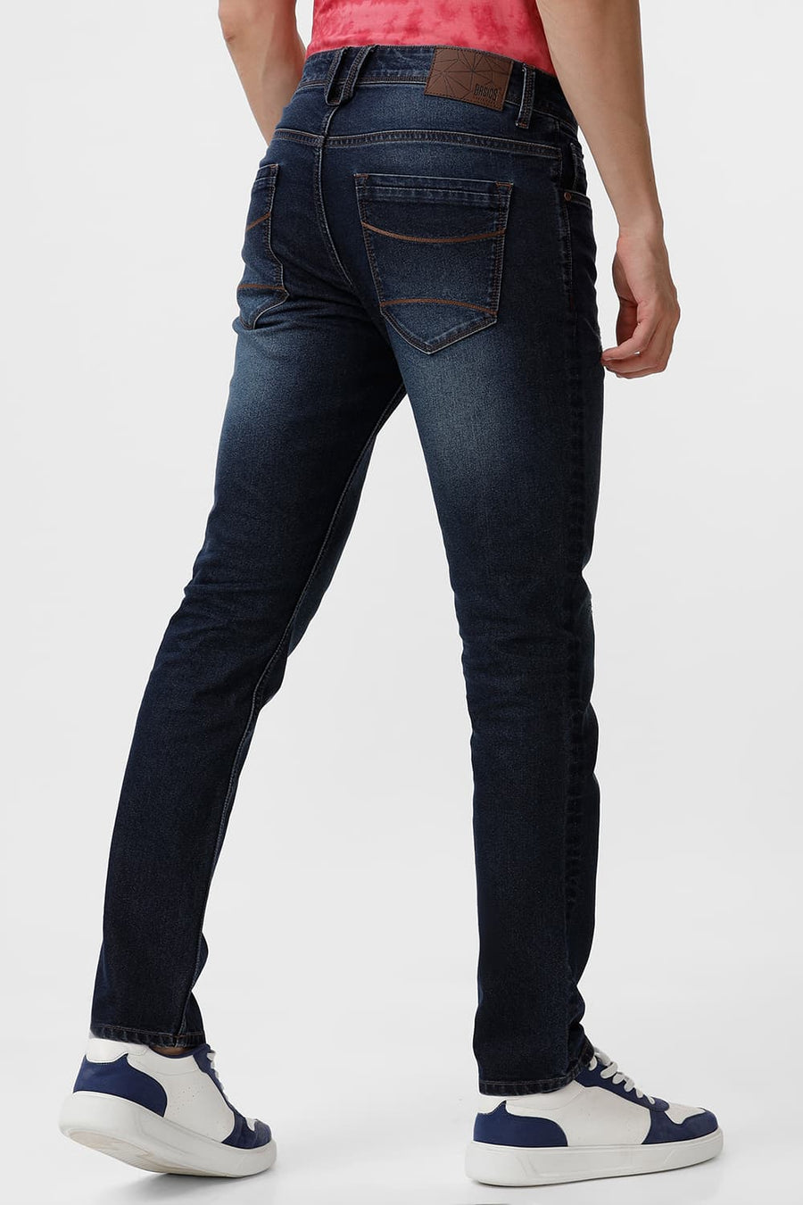 BASICS TORQUE FIT OUTER SPACE COTTON POLYESTER STRETCH JEAN