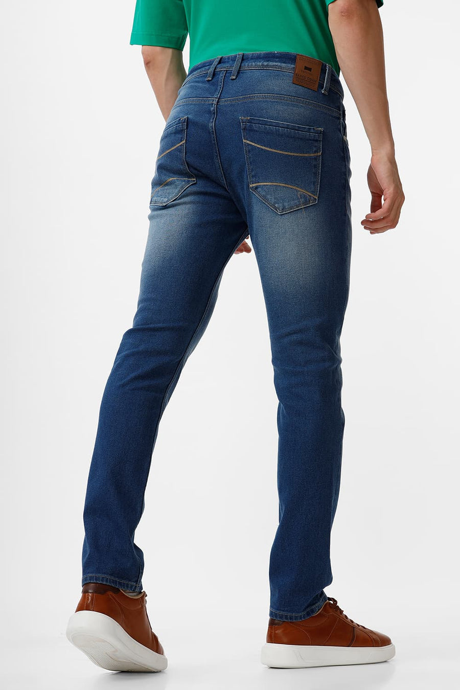 BASICS TORQUE FIT BLUE ASHES COTTON STRETCH JEAN