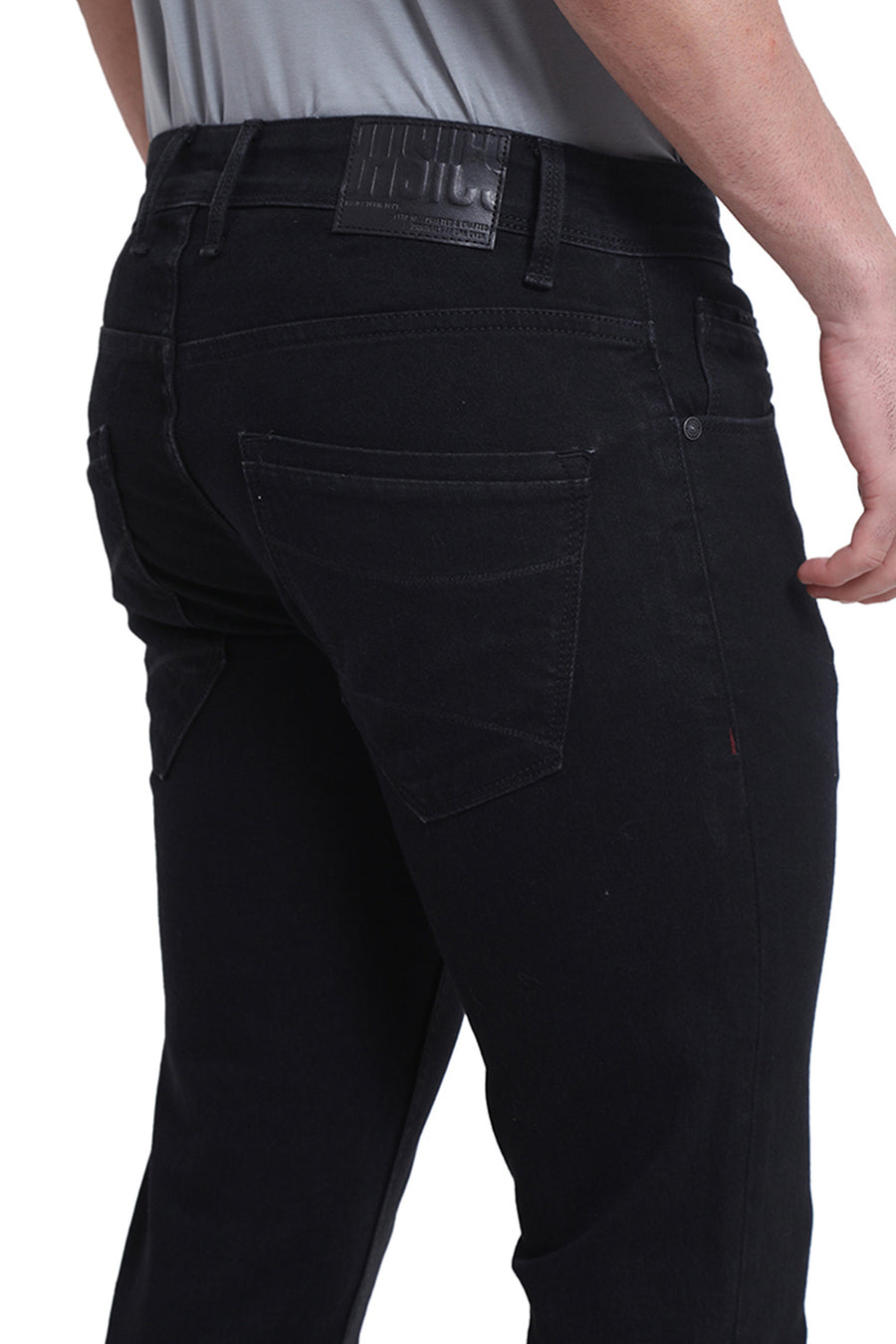 BASICS BLADE FIT METEORITE COTTON POLYESTER STRETCH JEAN
