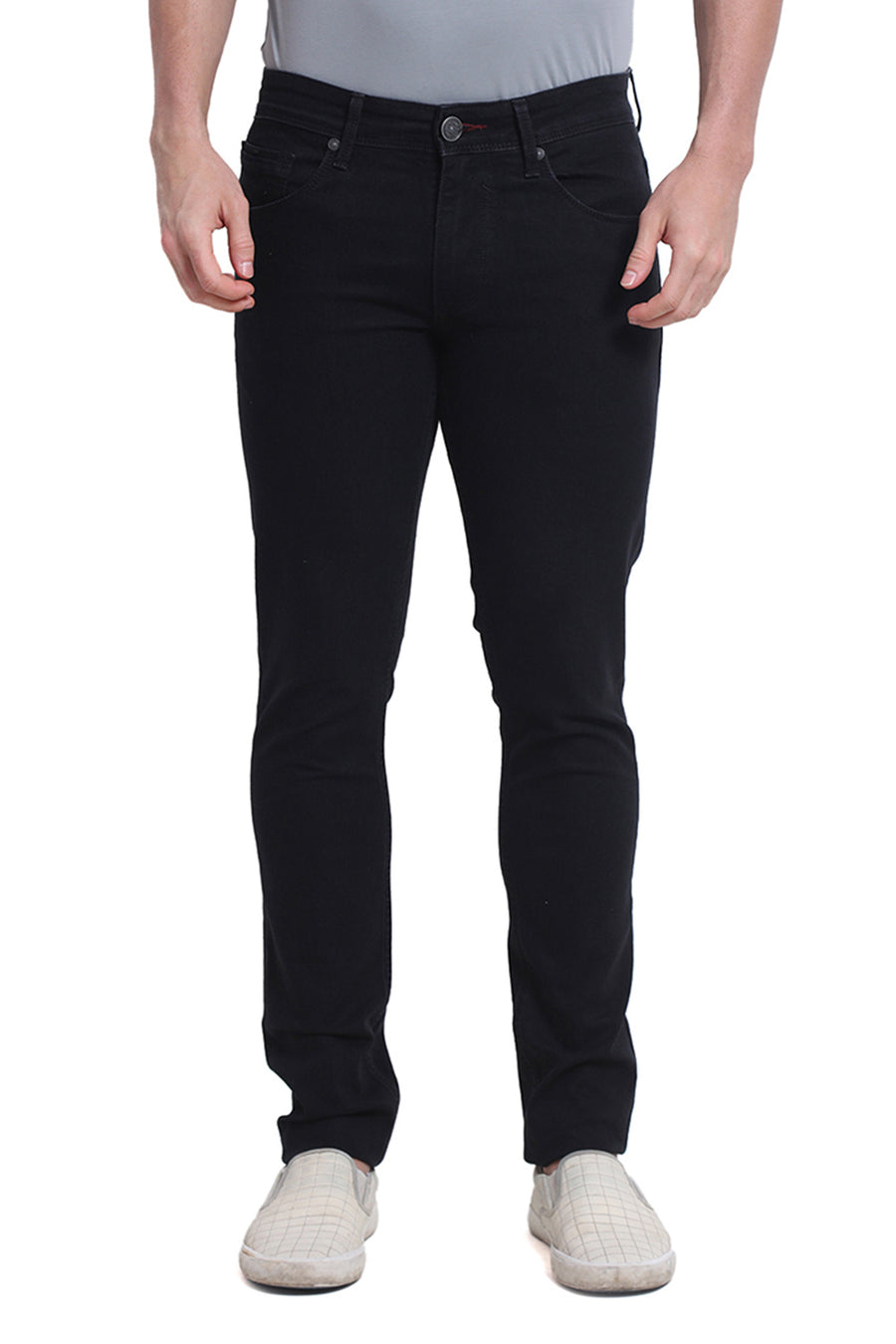BASICS BLADE FIT METEORITE COTTON POLYESTER STRETCH JEAN