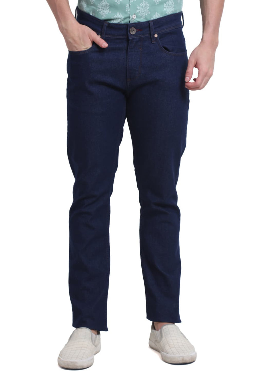 BASICS TORQUE FIT MOOD INDIGO COTTON POLYESTER STRETCH JEAN