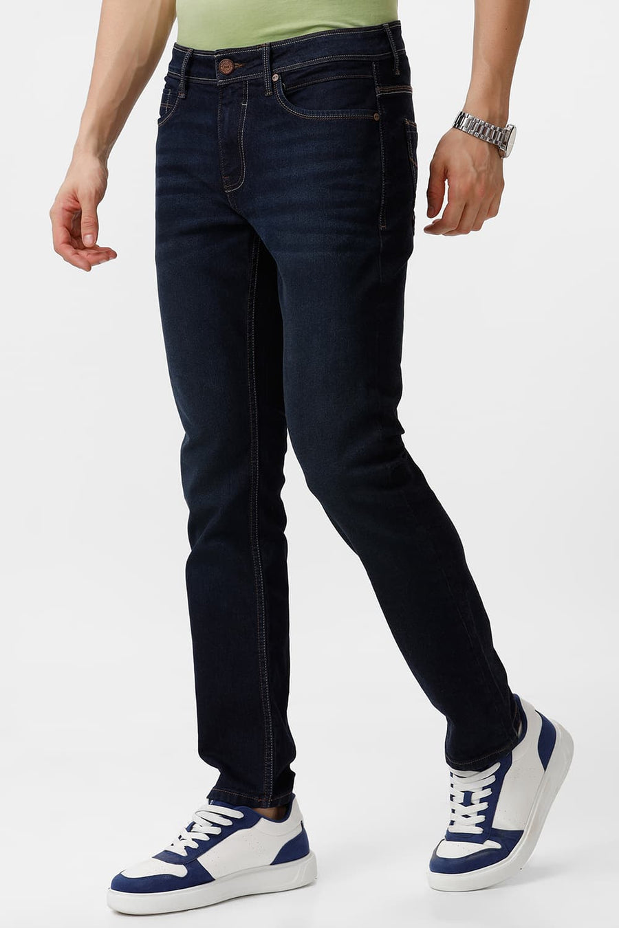 BASICS TORQUE FIT PARISIAN NIGHT COTTON POLYESTER STRETCH JEAN