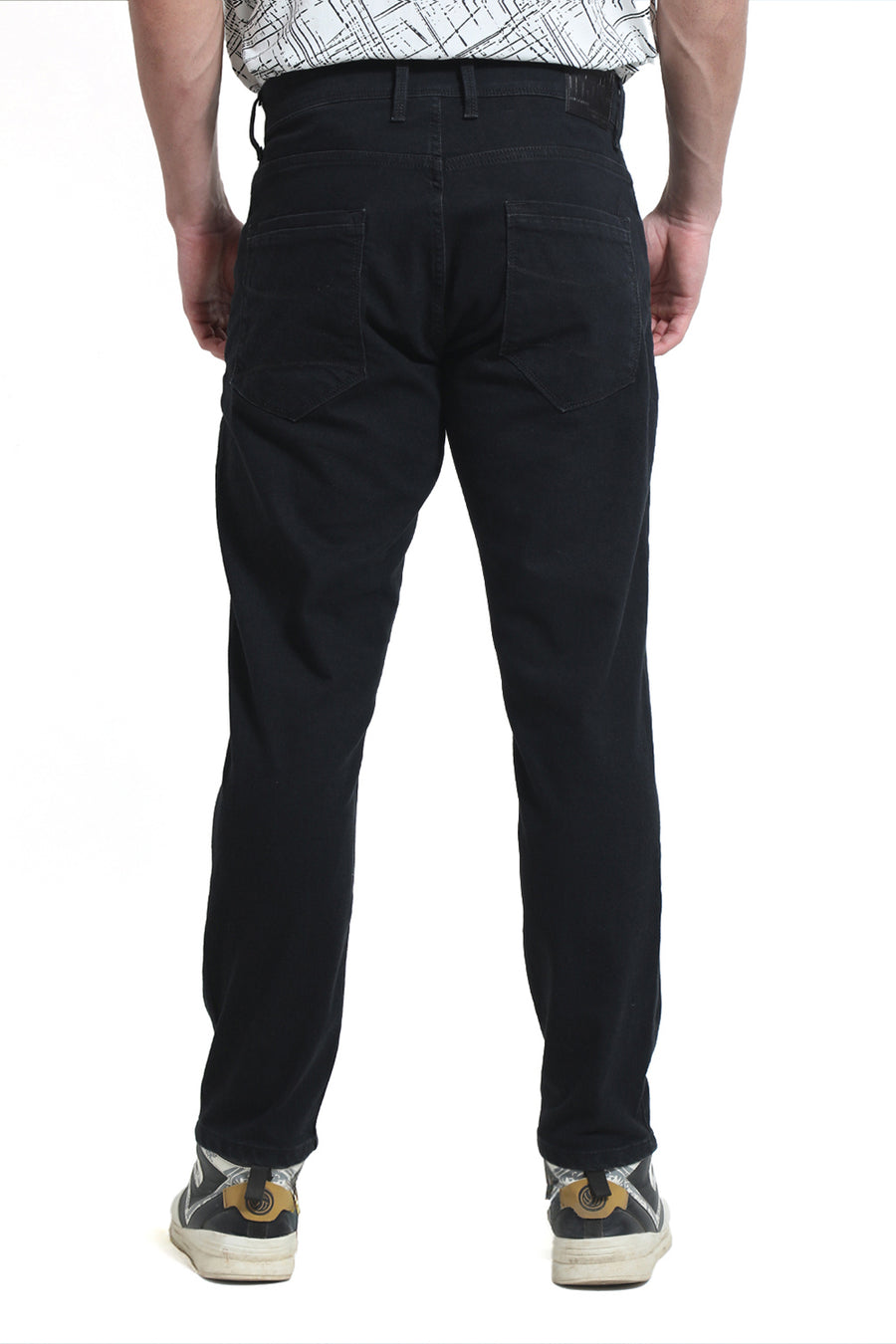 BASICS KERB FIT METEORITE COTTON POLYESTER STRETCH JEAN