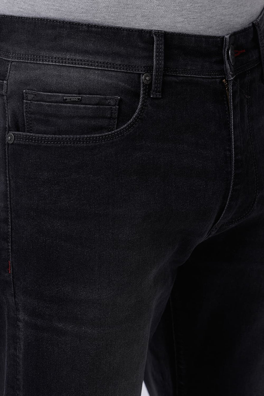 BASICS DRIFT FIT DARK SHADOW COTTON POLYESTER STRETCH JEAN