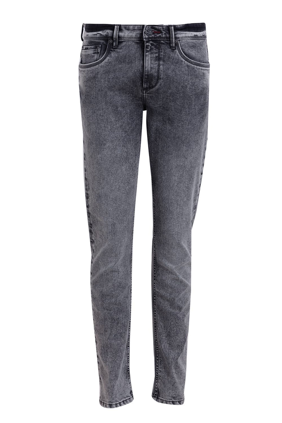 BASICS TORQUE FIT GHOST GREY COTTON POLYESTER STRETCH JEAN