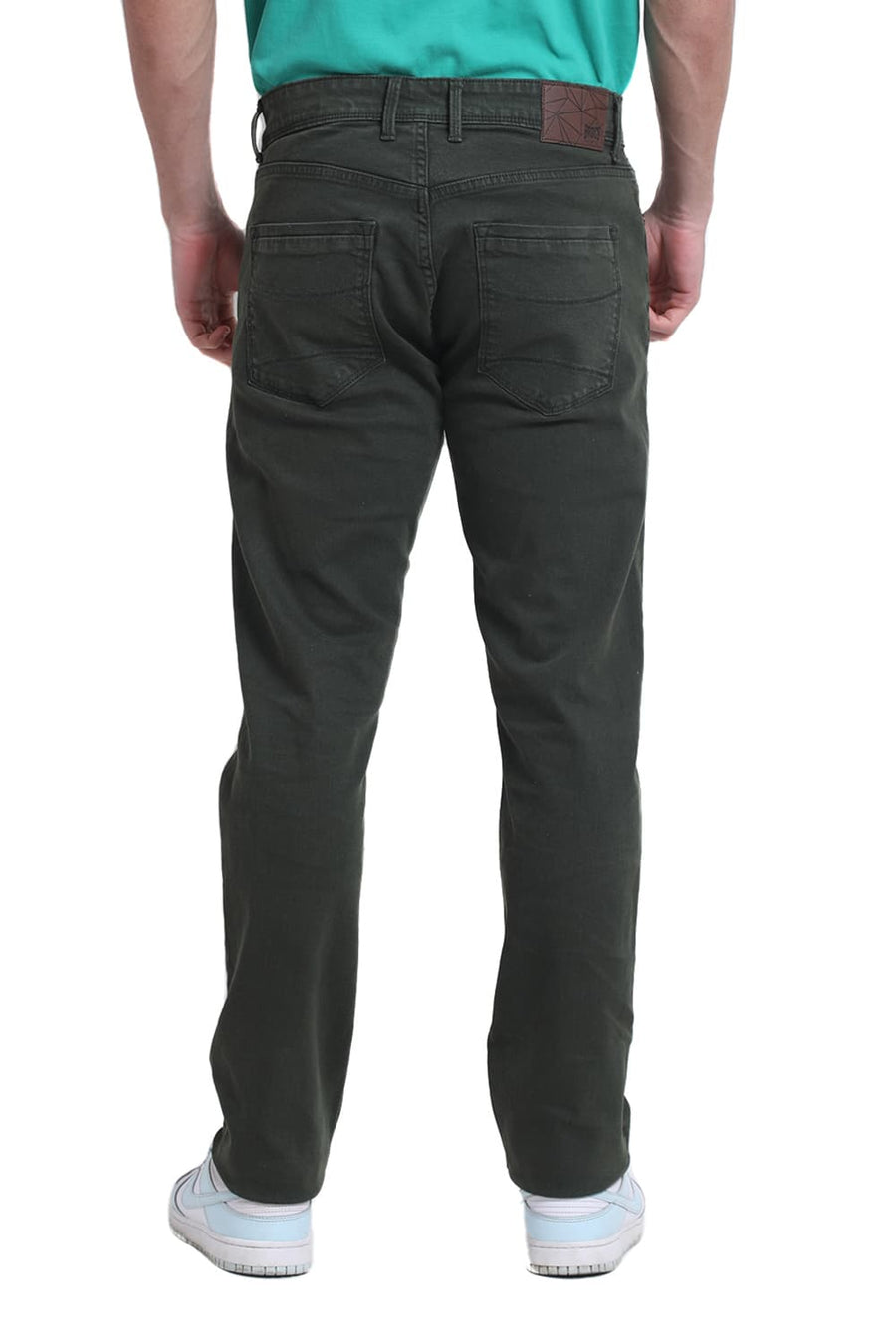 BASICS DRIFT FIT MOUNTAIN GREEN COTTON STRETCH JEAN