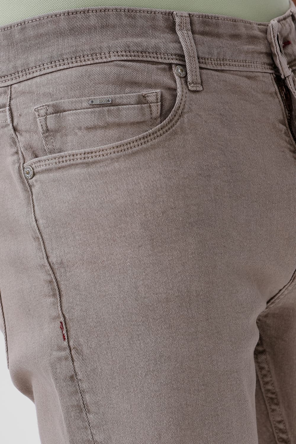 BASICS DRIFT FIT COBBLE STONE COTTON STRETCH JEAN