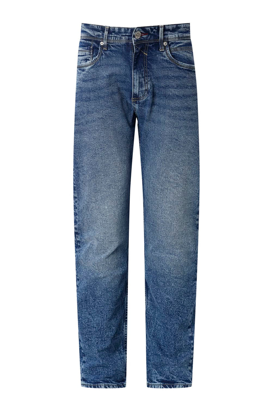 BASICS TORQUE FIT BEIGE COTTON STRETCH PLAIN JEANS