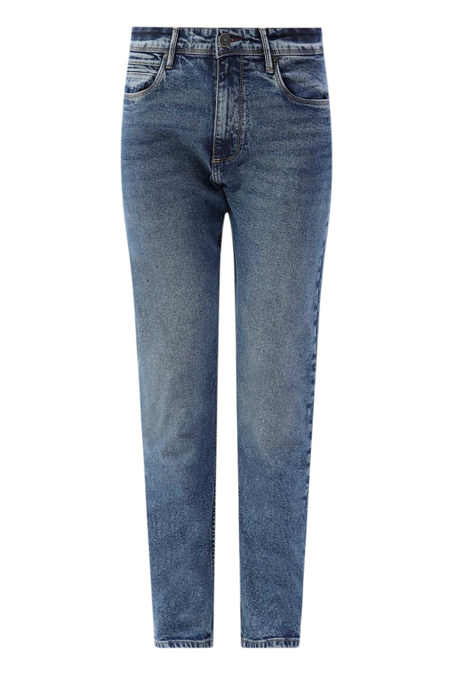 BASICS DRIFT FIT OLIVE COTTON STRETCH PLAIN JEANS