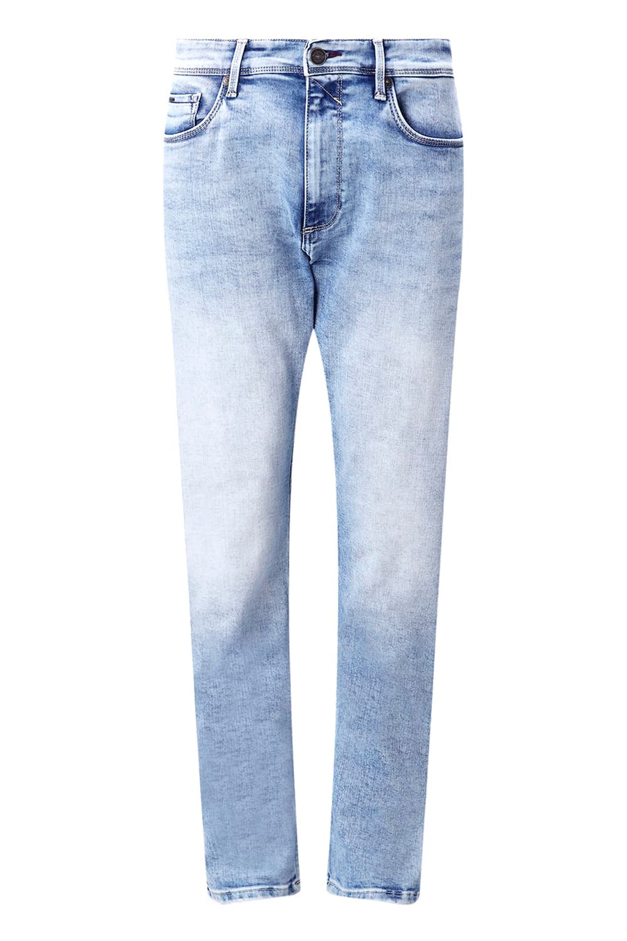 BASICS DRIFT FIT BLACK COTTON POLYESTER STRETCH PLAIN JEANS