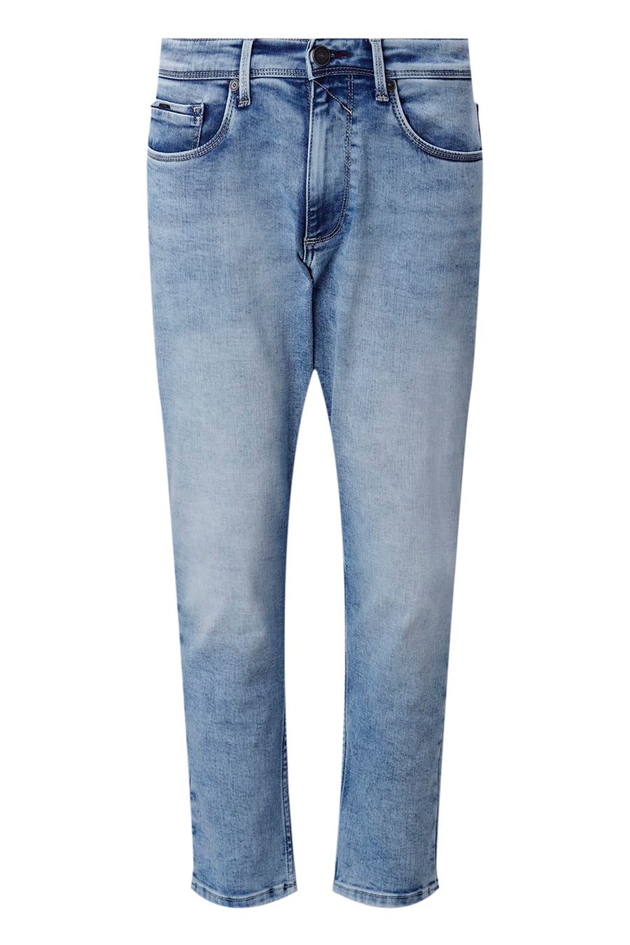 BASICS TORQUE FIT WINE COTTON POLYESTER STRETCH PLAIN JEANS
