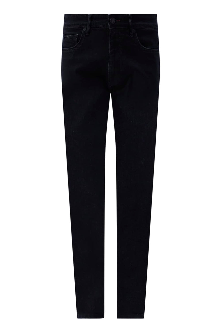 BASICS TORQUE FIT BROWN COTTON STRETCH PLAIN JEANS