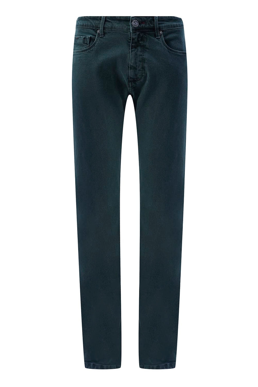 BASICS DRIFT FIT BLUE COTTON STRETCH PLAIN JEANS