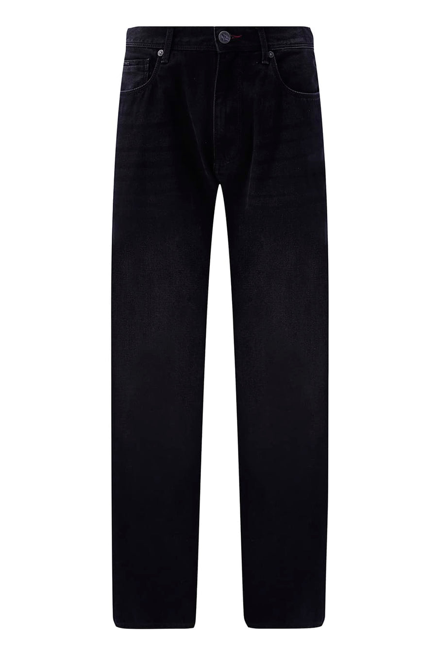 BASICS RELAXED FIT TEAL COTTON PLAIN JEANS