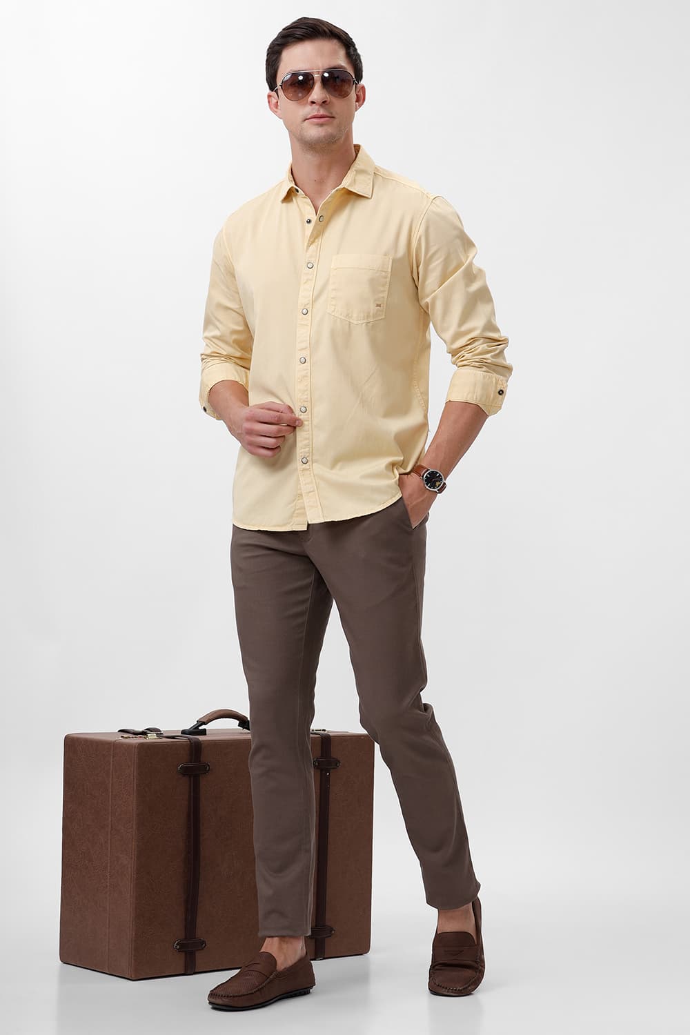 SLIM FIT COTTON RFD SHIRT