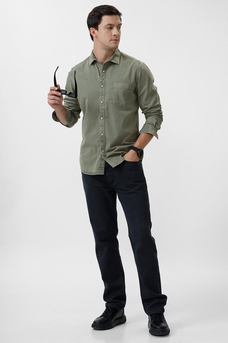 SLIM FIT COTTON RFD SHIRT