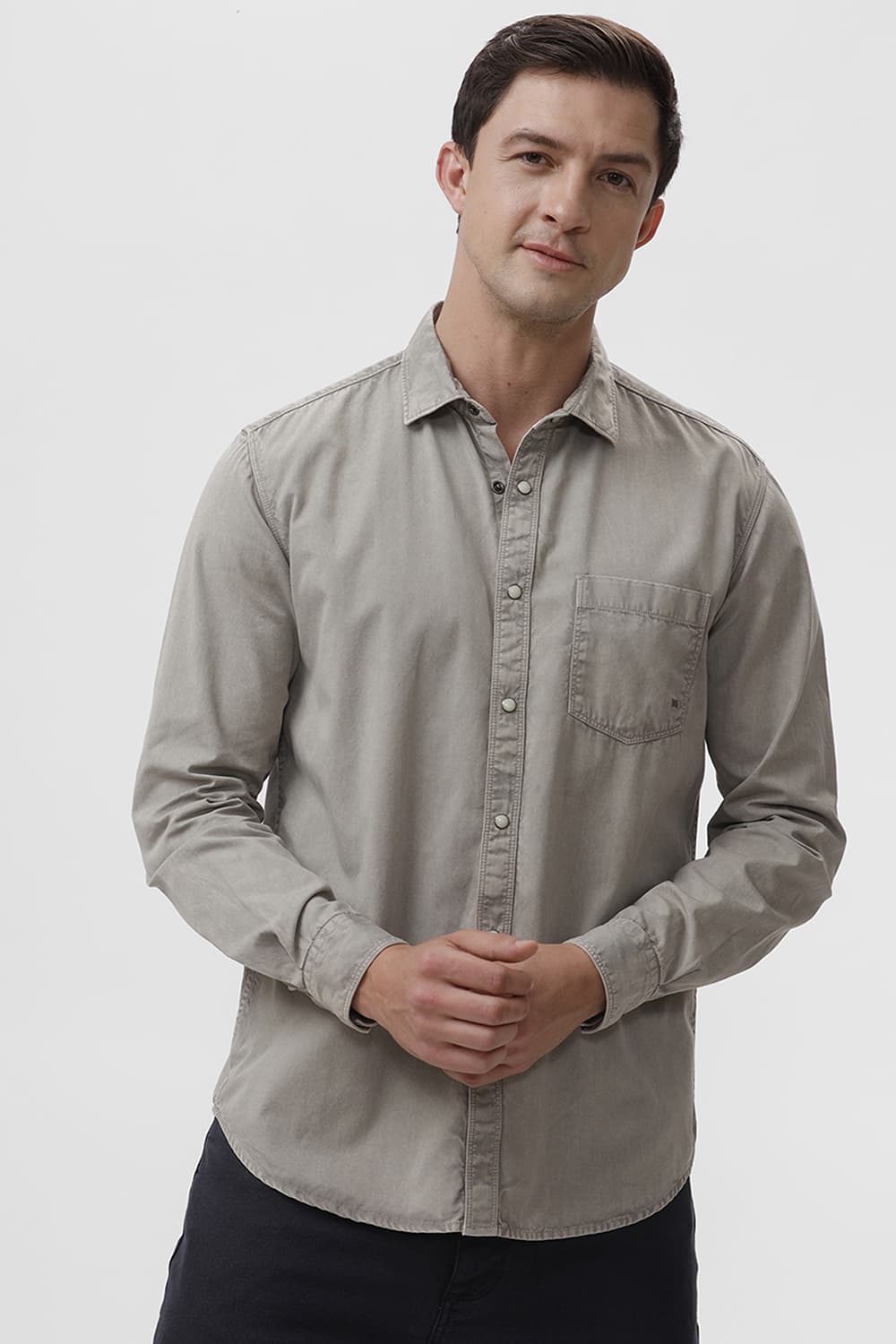 SLIM FIT COTTON RFD SHIRT