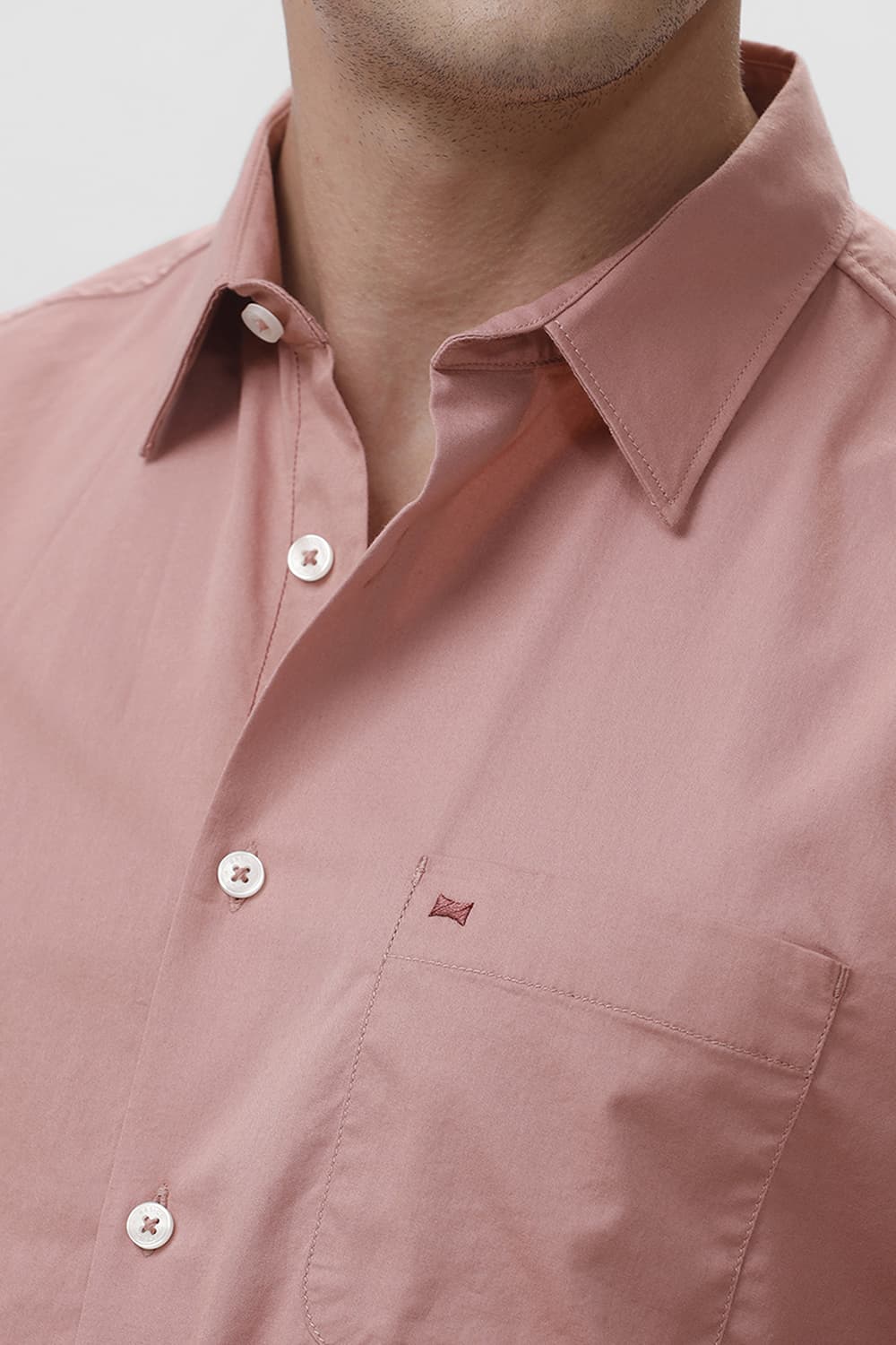 SLIM FIT COTTON TWILL SHIRT