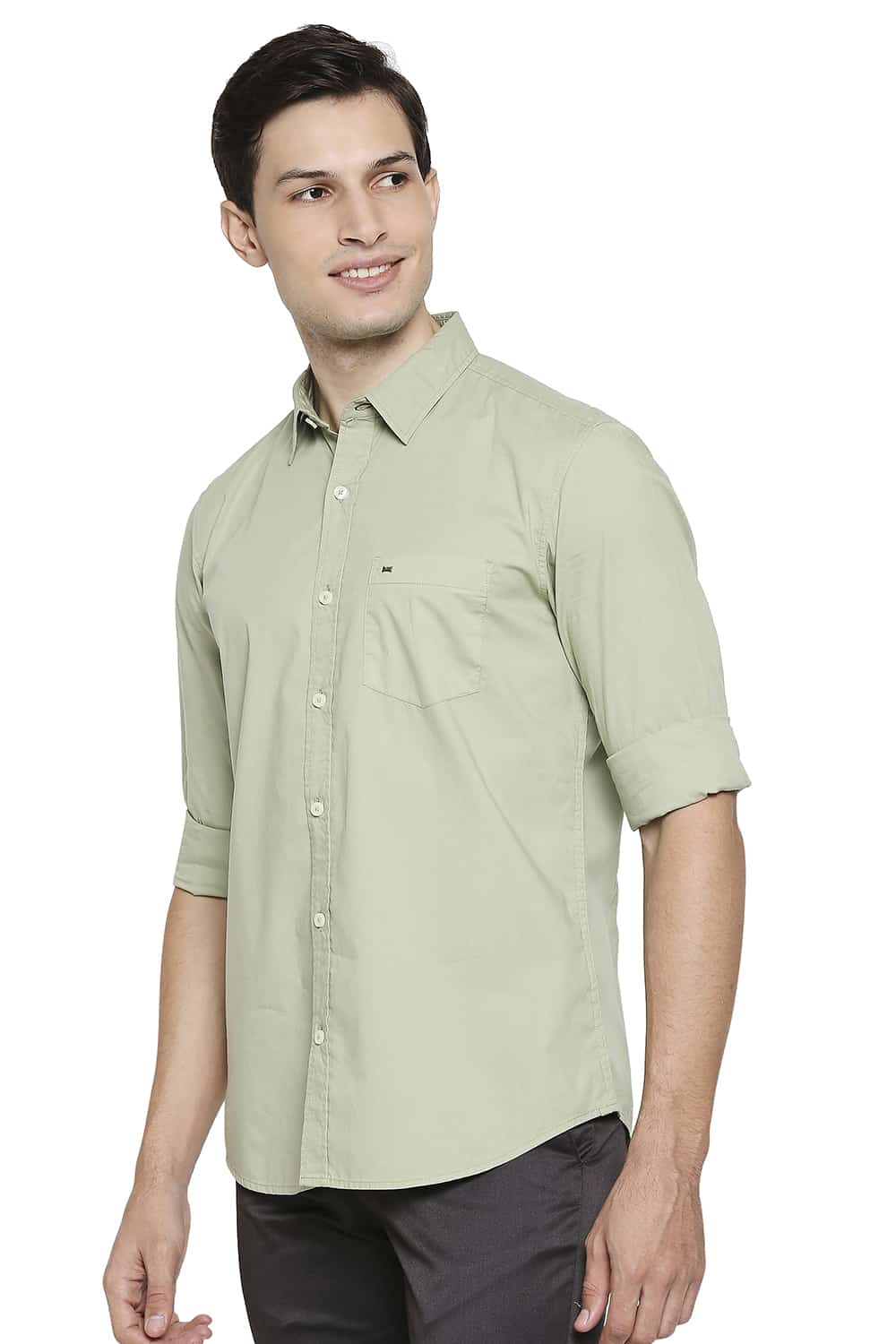 SLIM FIT COTTON OXFORD SHIRT