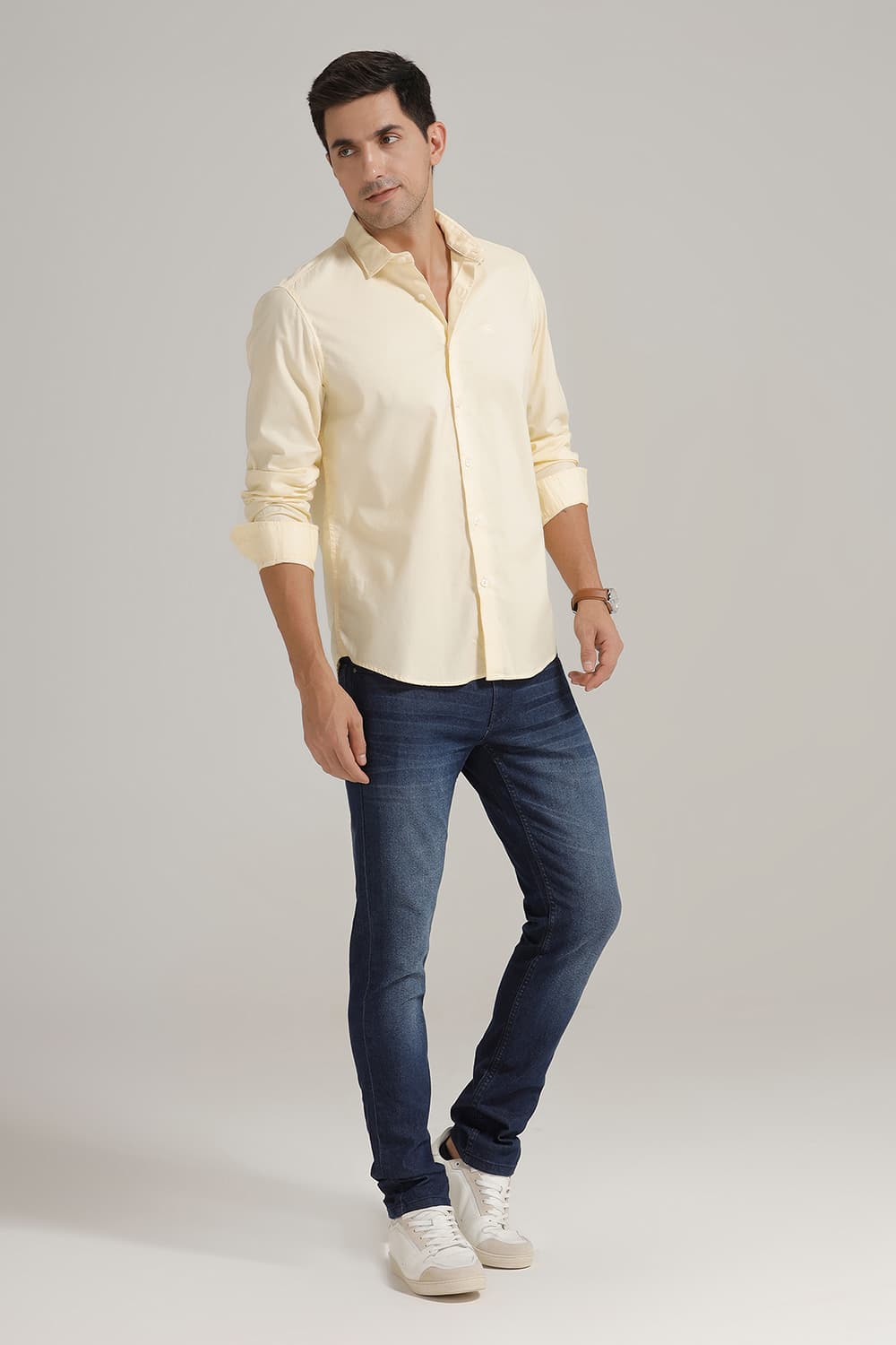 SLIM FIT COTTON OXFORD SHIRT