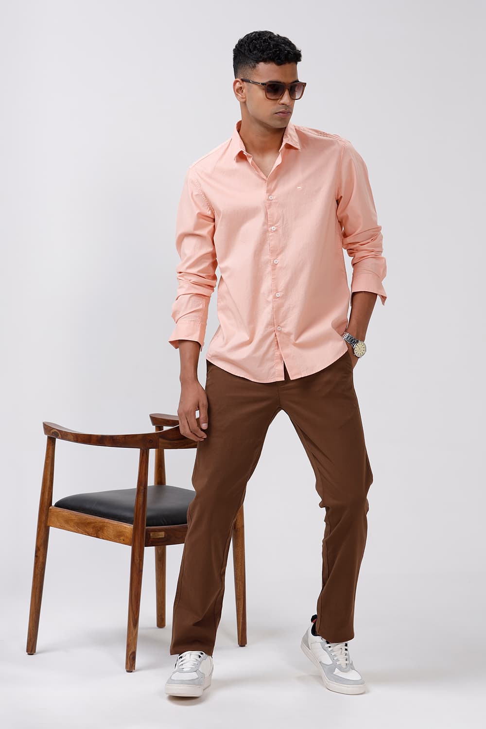 SLIM FIT COTTON OXFORD SHIRT