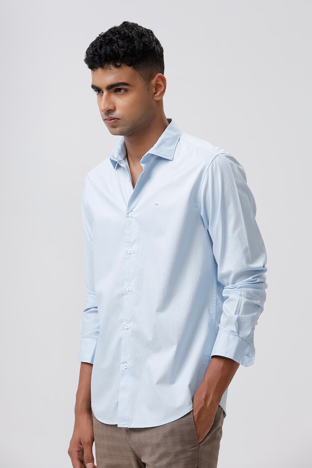 SLIM FIT COTTON OXFORD SHIRT