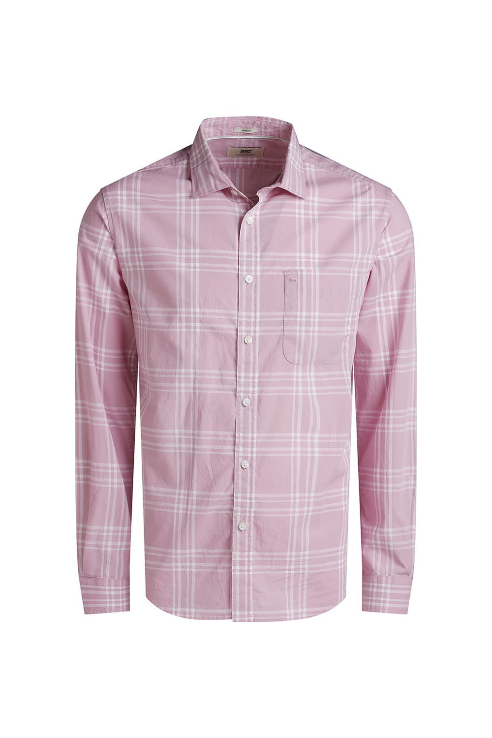SLIM FIT COTTON CHECKS SHIRT