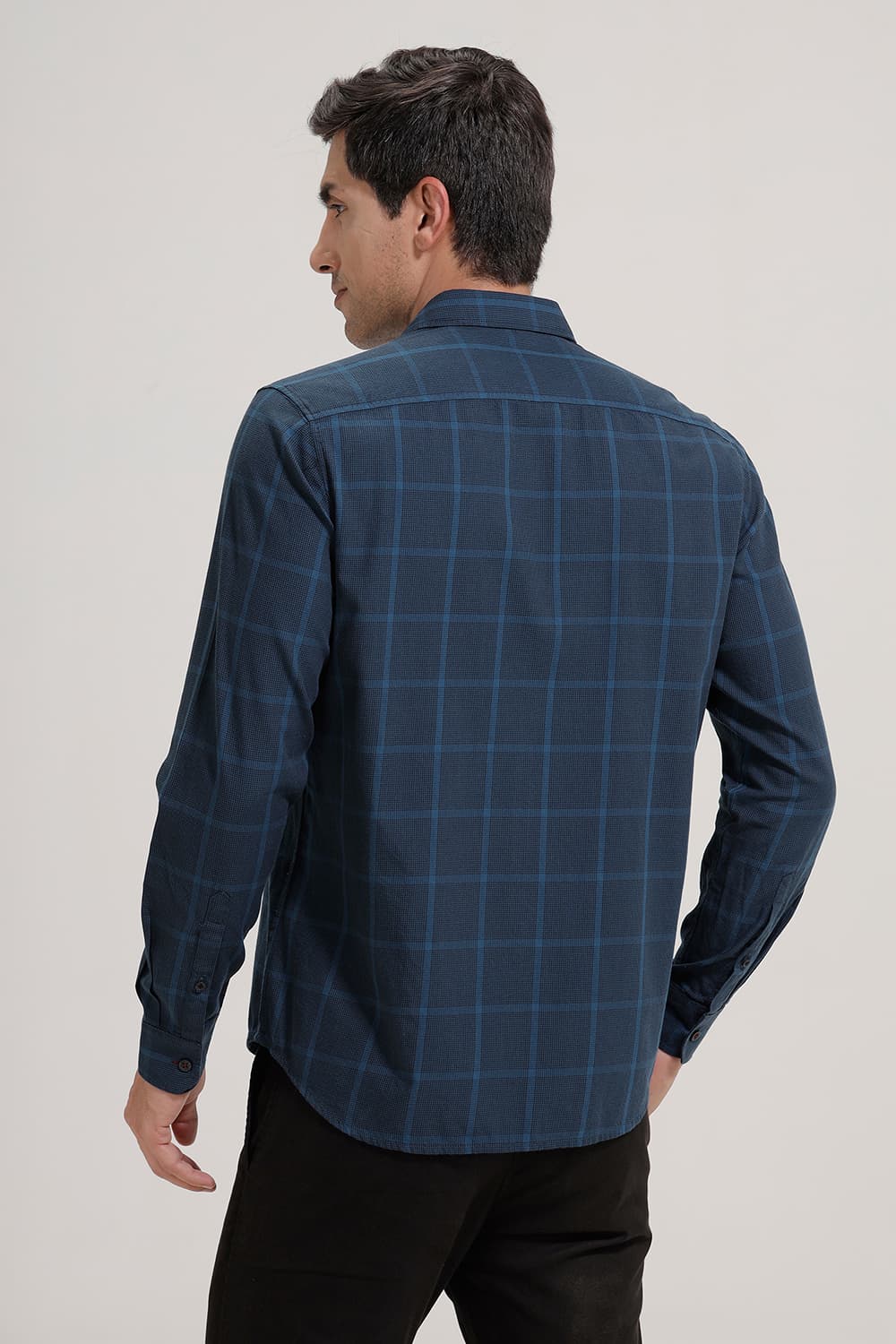 SLIM FIT TWILL CHECKS SHIRT