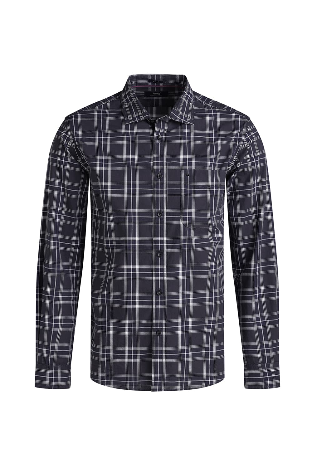 SLIM FIT COTTON CHECKS SHIRT