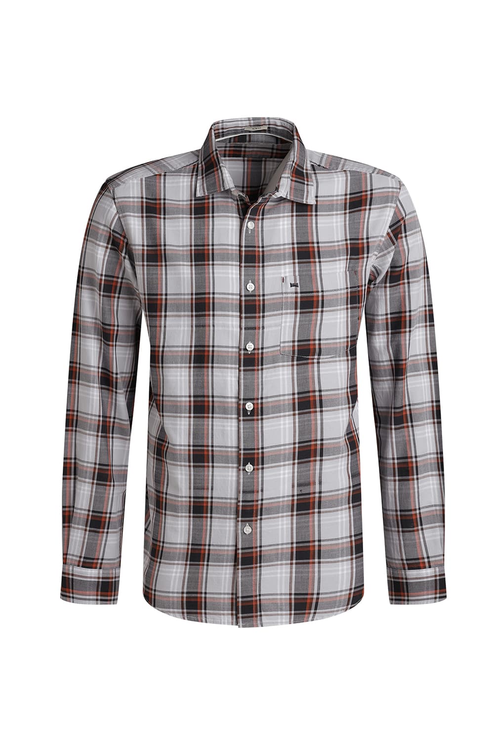 SLIM FIT TWILL CHECKS SHIRT