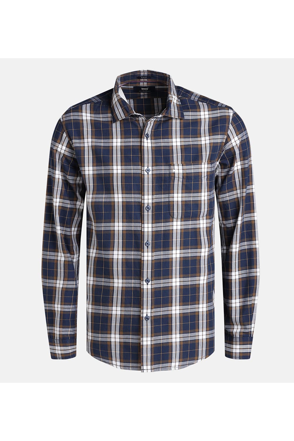 SLIM FIT TWILL CHECKS SHIRT