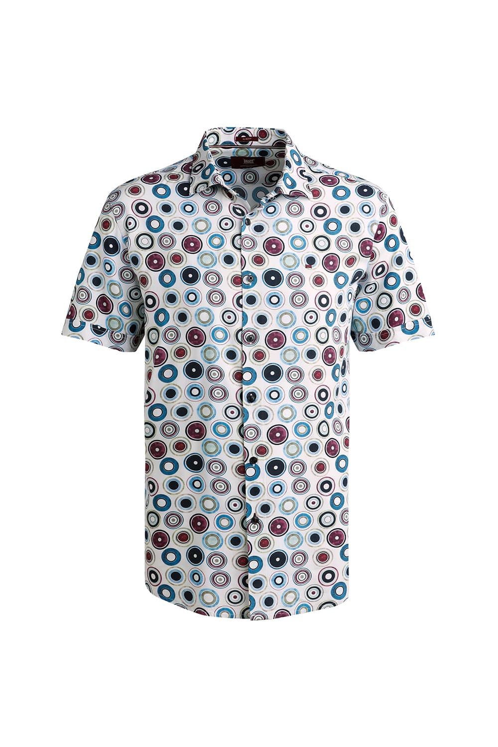 SLIM FIT COTTON DIDITAL PRINTED HALFSLEEVES SHIRT